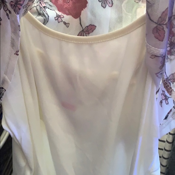 2 for 1 Sheer blouse & spaghetti strap! SMALL - Picture 3 of 4
